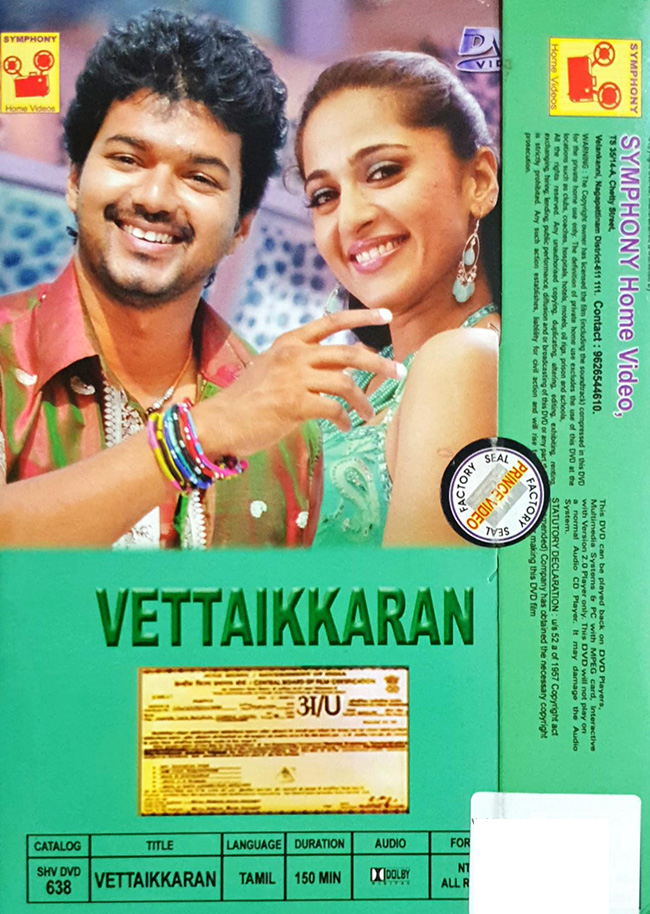 Devadarshini Sex Videos - Vetaikkaran-DVD-Tamil-Vijay-Anushka.jpg