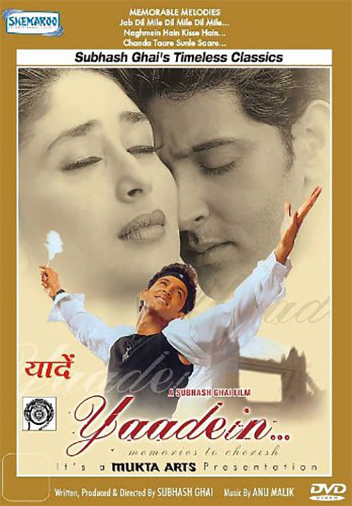 Yaadein 2001 DVD, Kannada Store Hindi DVD Buy DVD, VCD, Bluray